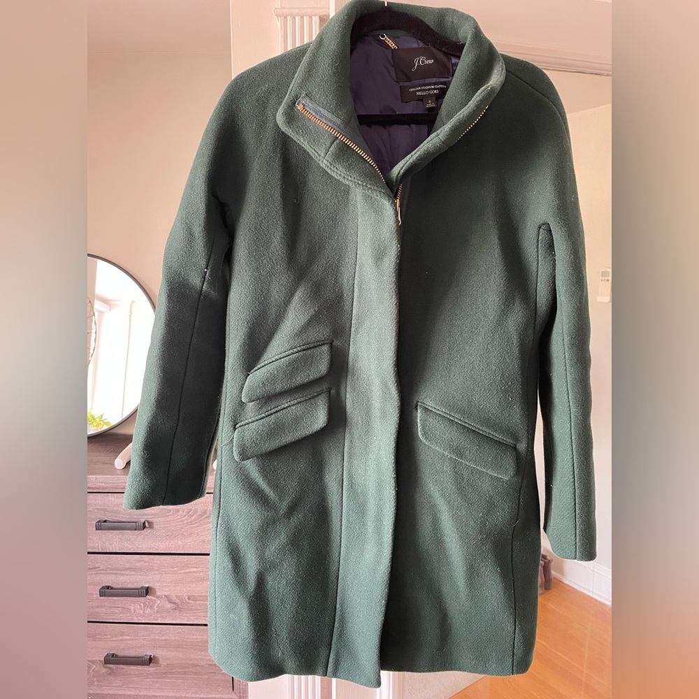 J. Crew Cocoon Coat Italian Stadium Cloth Wool - Picture 3 of 8
